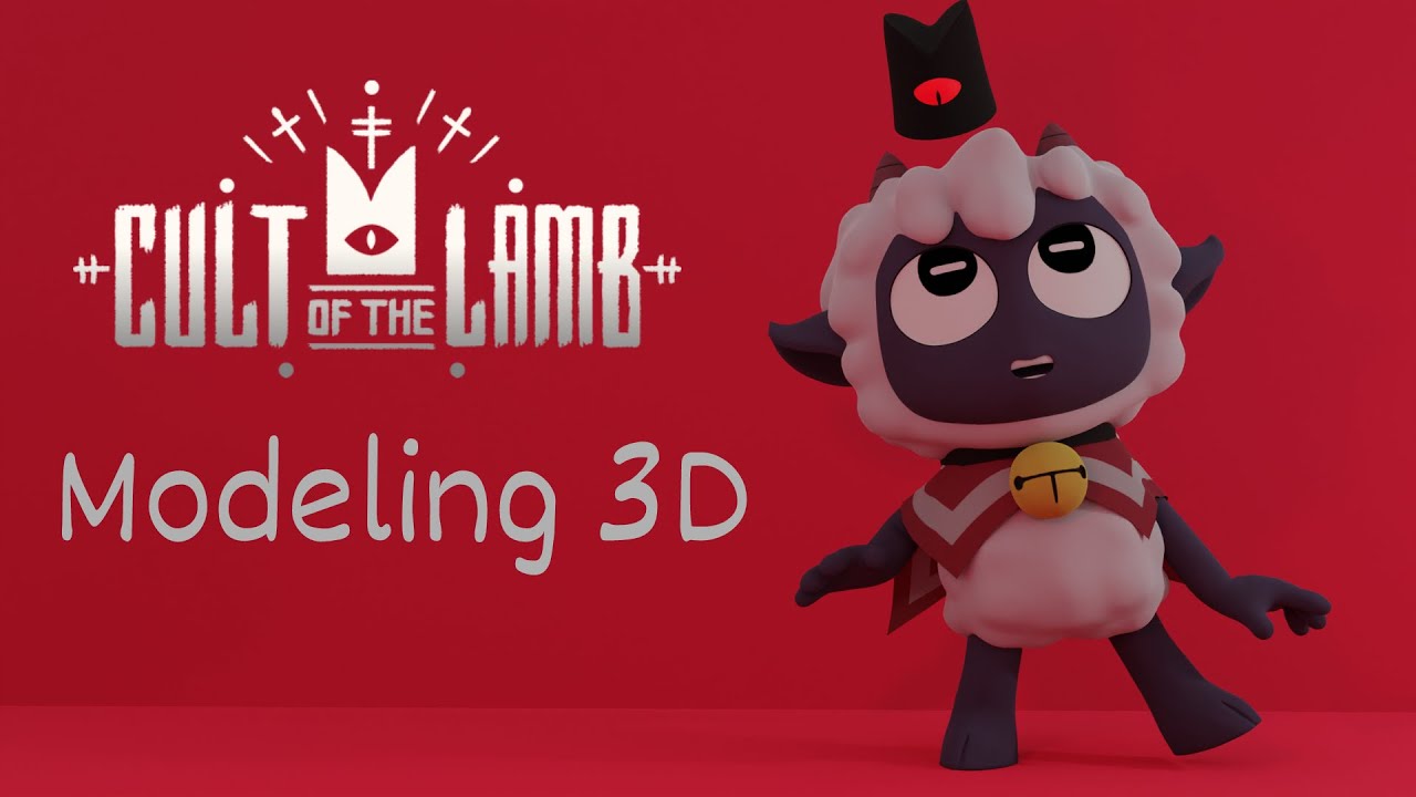 Modeling 3D Cult of the lamb Fanart