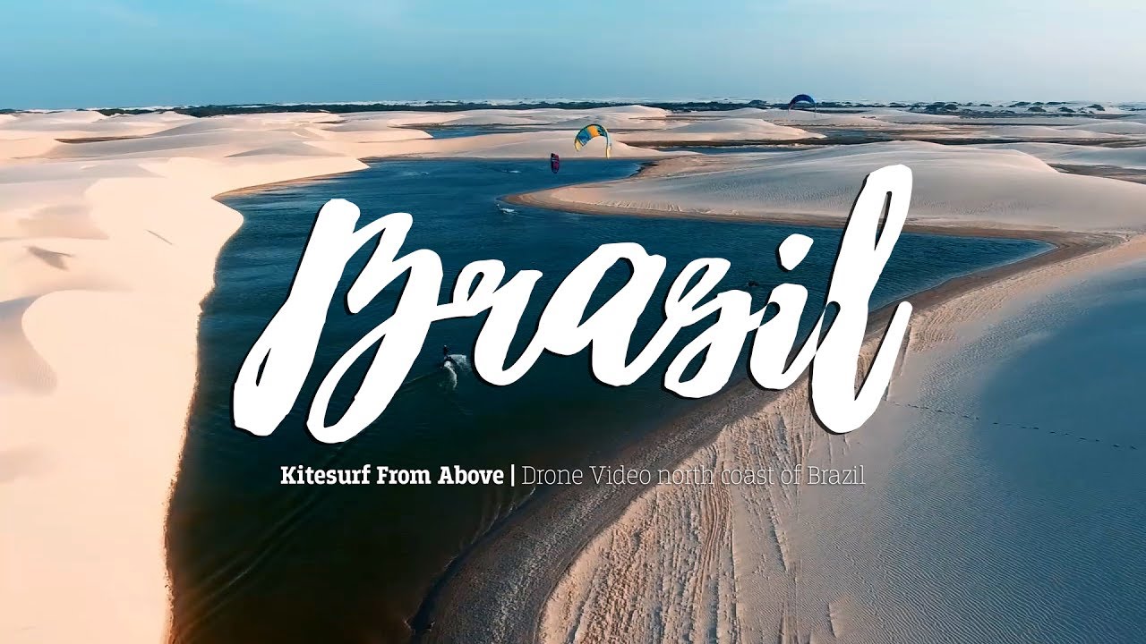 Kitesurf From Above | Drone Video north coast of Brazil