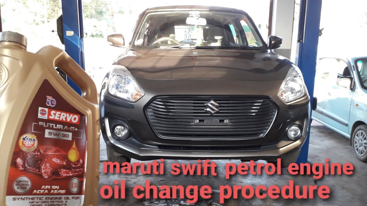 maruti new swift engine oil change procedure