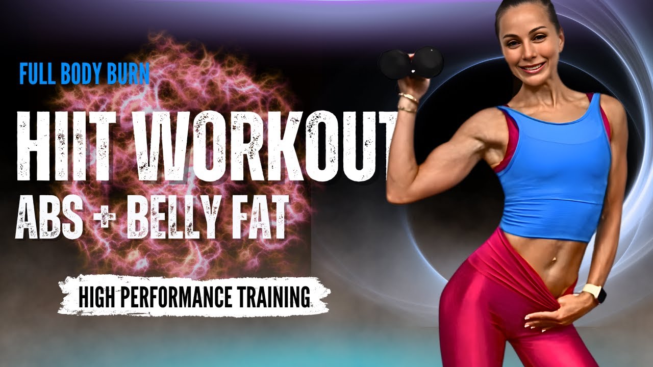 30-минутная HIIT-тренировка - Интенсивная тренировка для сжигания жира на прессе | Сжигает упрямы...