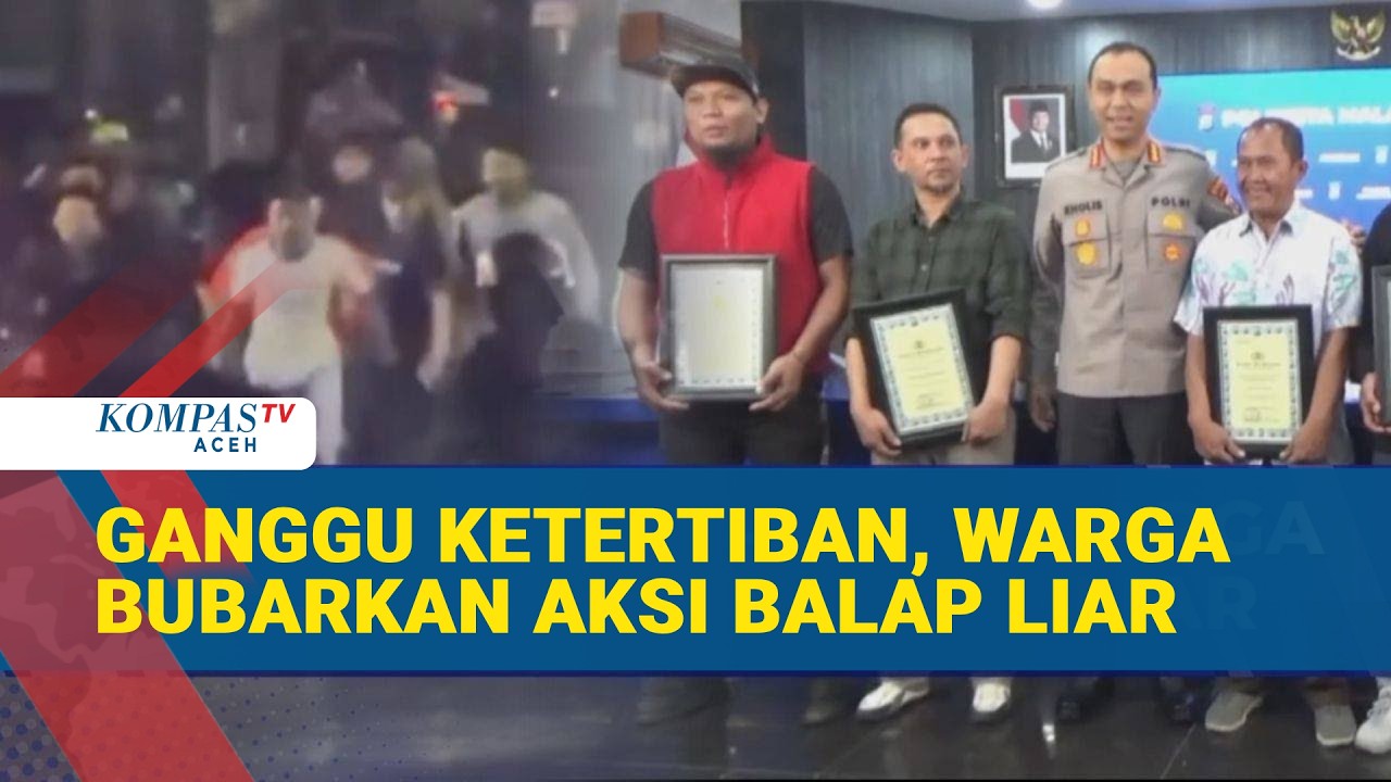 Berani Bubarkan Balap Liar, 5 Warga Malang Terima Apresiasi Polisi