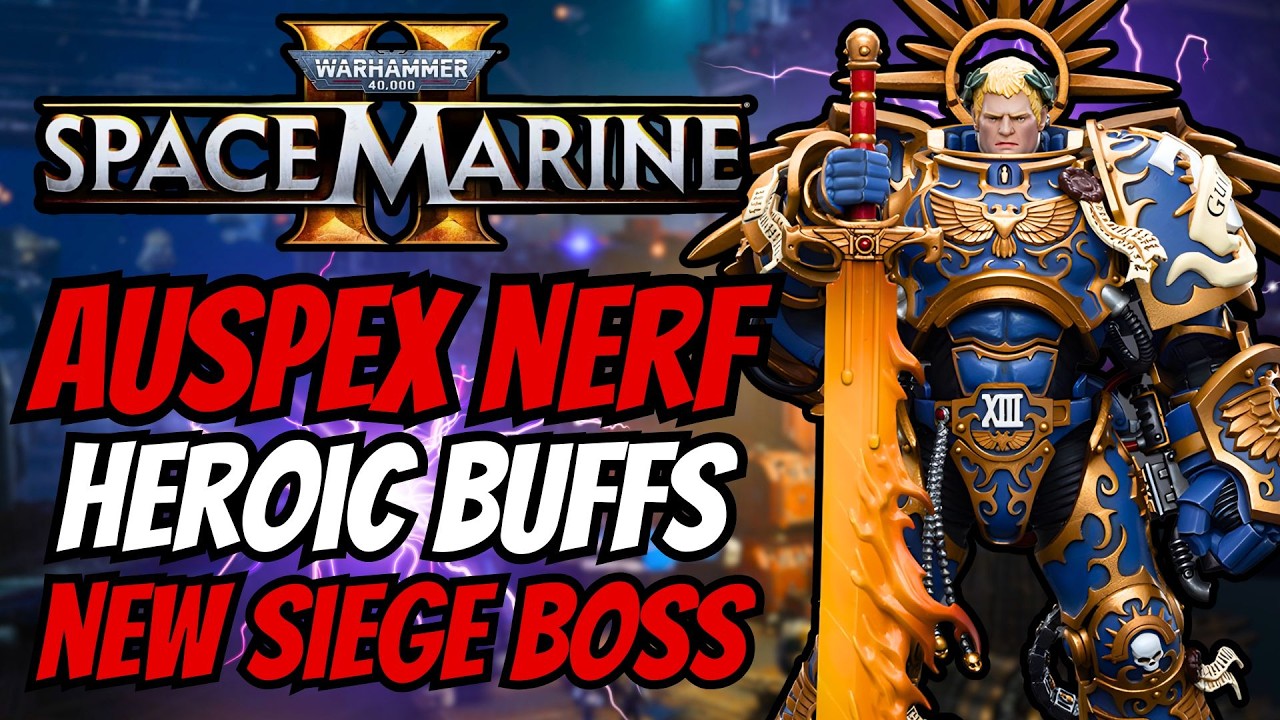 HUGE Auspex Burn Nerf and Heroic+Weapon Buffs and PVP Changes in Space Marine 2 Patch 14 PTS Notes