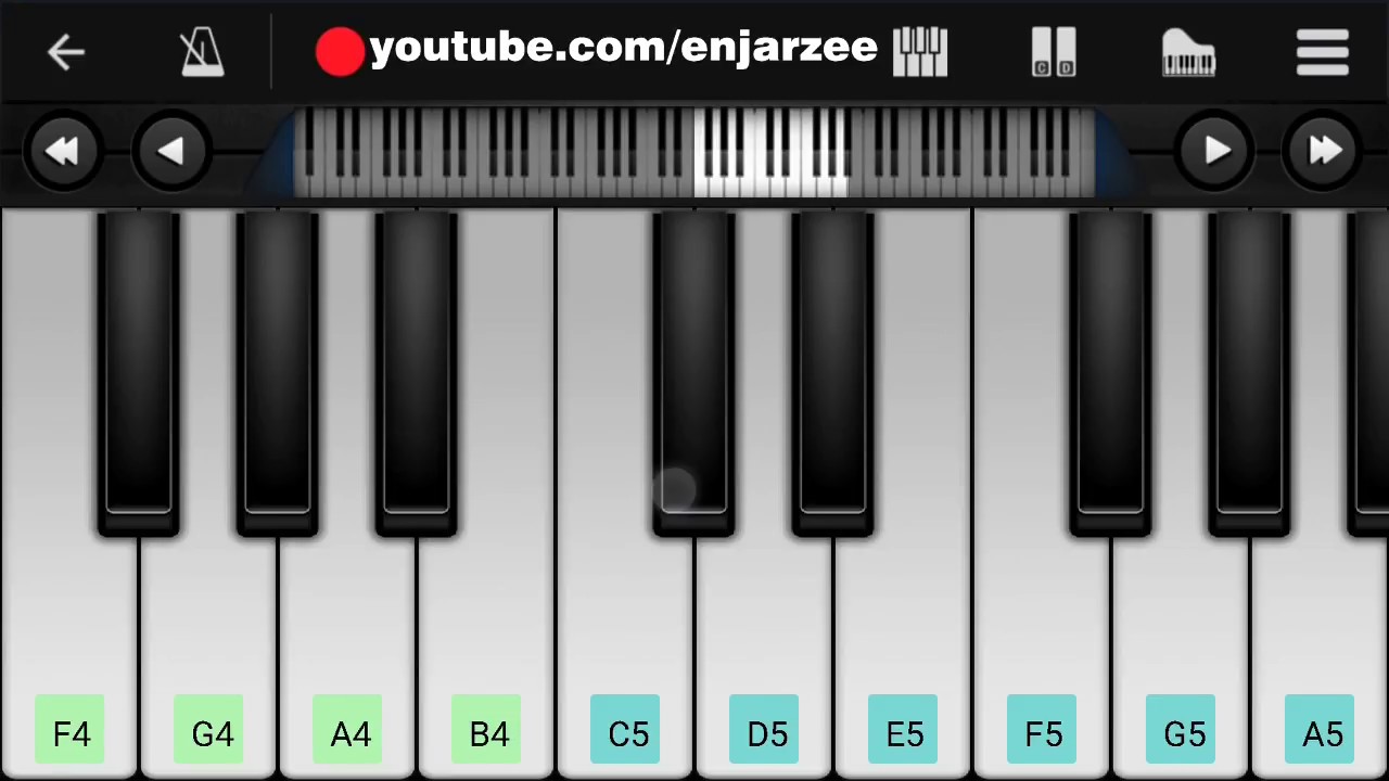 Zaroori Tha (Rahat Fateh Ali Khan) - Mobile Piano Tutorial | Jarzee Entertainment