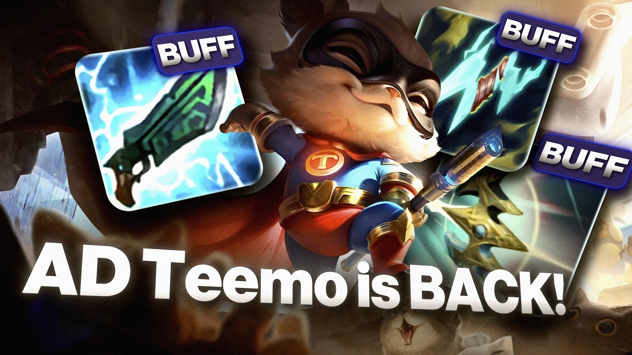 AD and ON-HIT TEEMO IS BACK WITH THESE INSANE BUFFS.