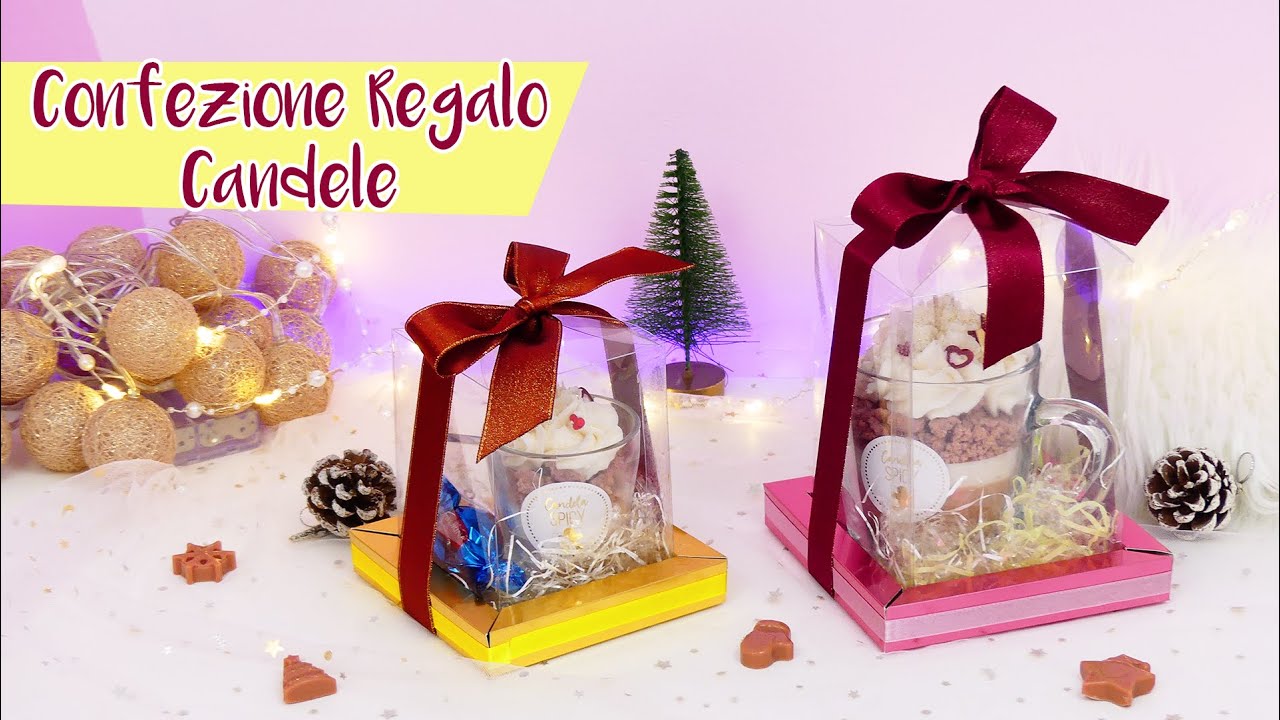 Confezione regalo TECA per CANDELE - Cricut Tutorial