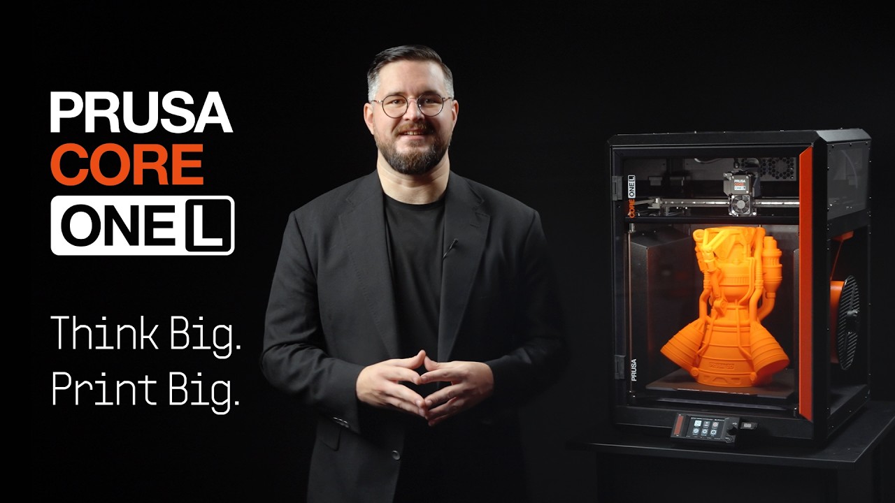 Думайте масштабно, печатайте больше: представляем Prusa CORE One L!