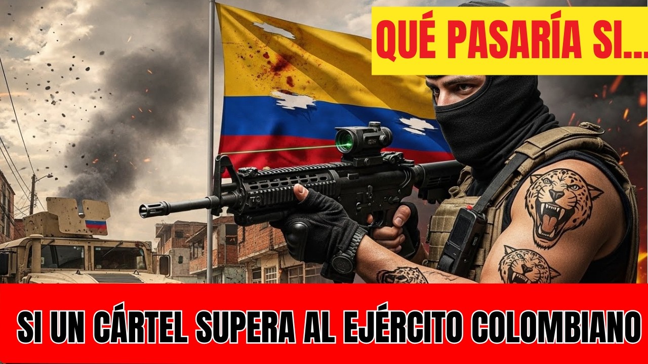 COLOMBIA vs un CARTEL MILITARIZADO: ¿Guerra interna total? | Escenario Hipotético