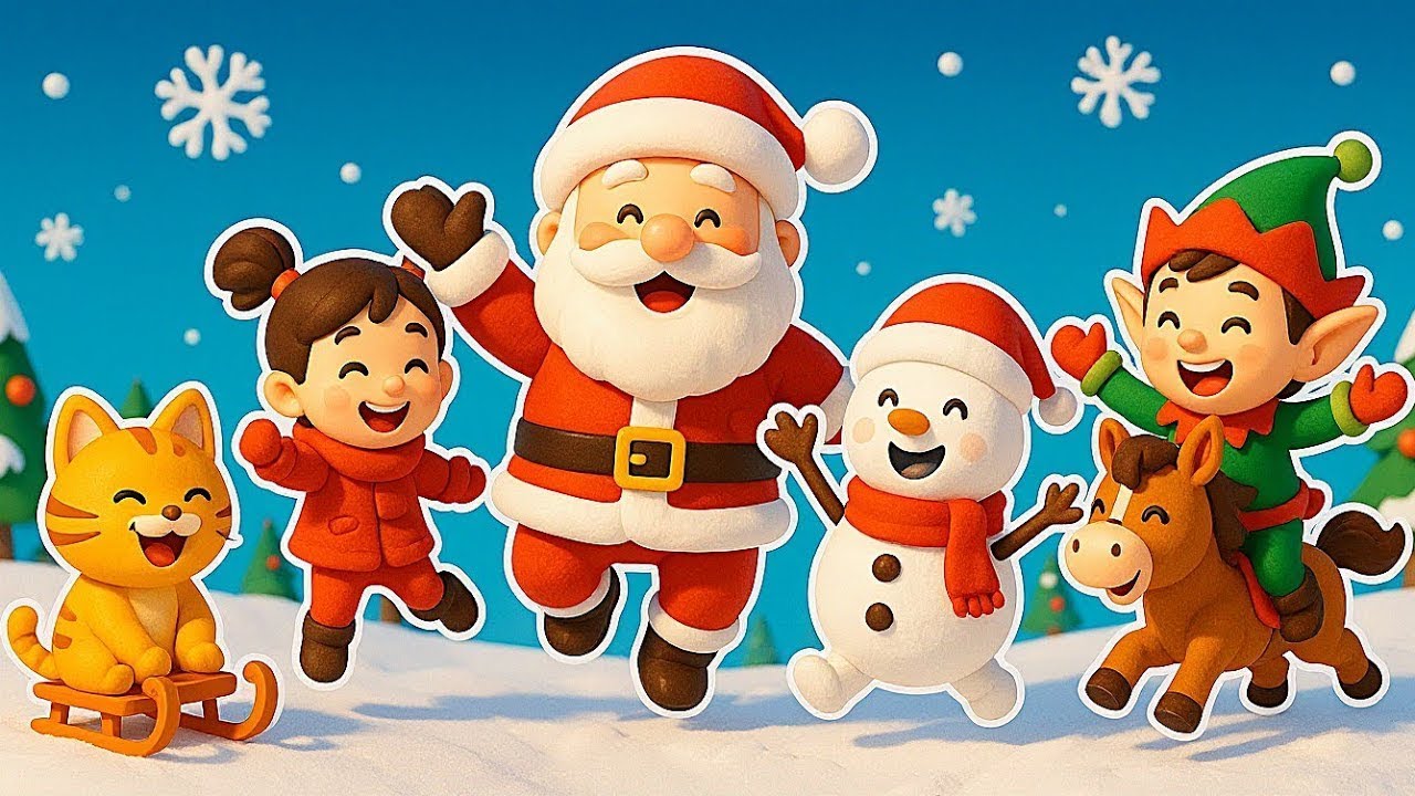 🎄Les plus belles chansons pour le début de l'hiver 2025 🍁☃️ Compilation Mix de chansons pour enfants