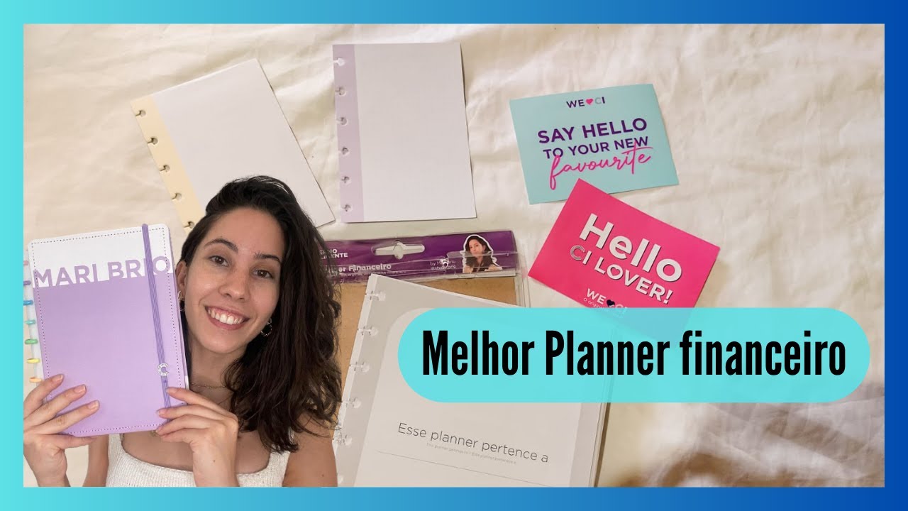 Tour pelo Planner financeiro da Mari Brio Com o Caderno Inteligente | Kleyde Azevedo