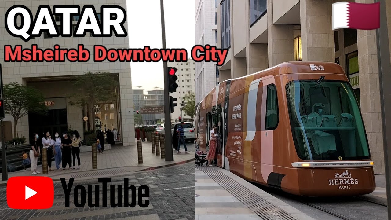 QATAR , Msheireb Downtown - City by Walk 2022 - 4K UHD 60FPS in Doha Qatar 🇶🇦