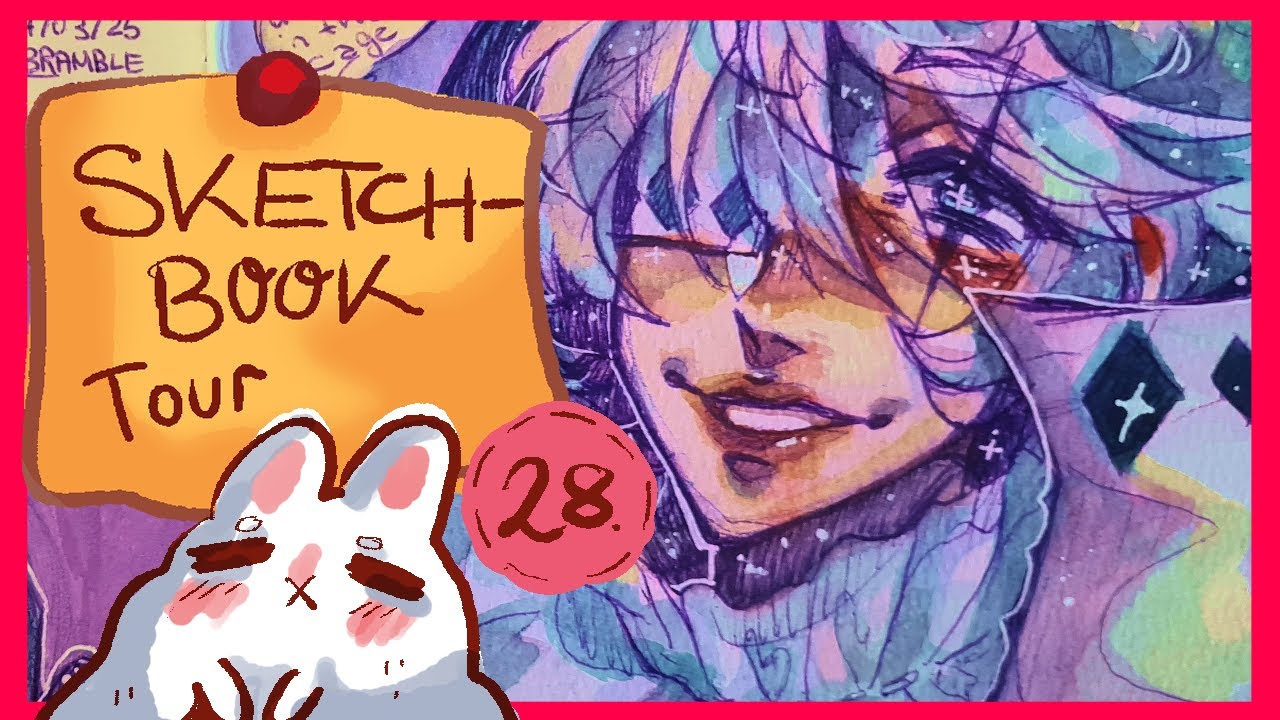 🍋 SKETCHBOOK TOUR: Pastel Yellow and it's square? 🍋 | March - May