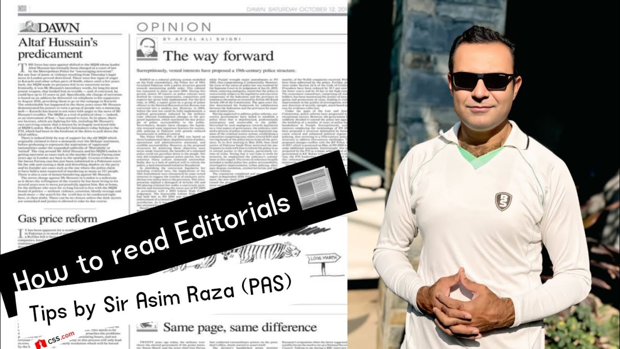 How to Read Editorials