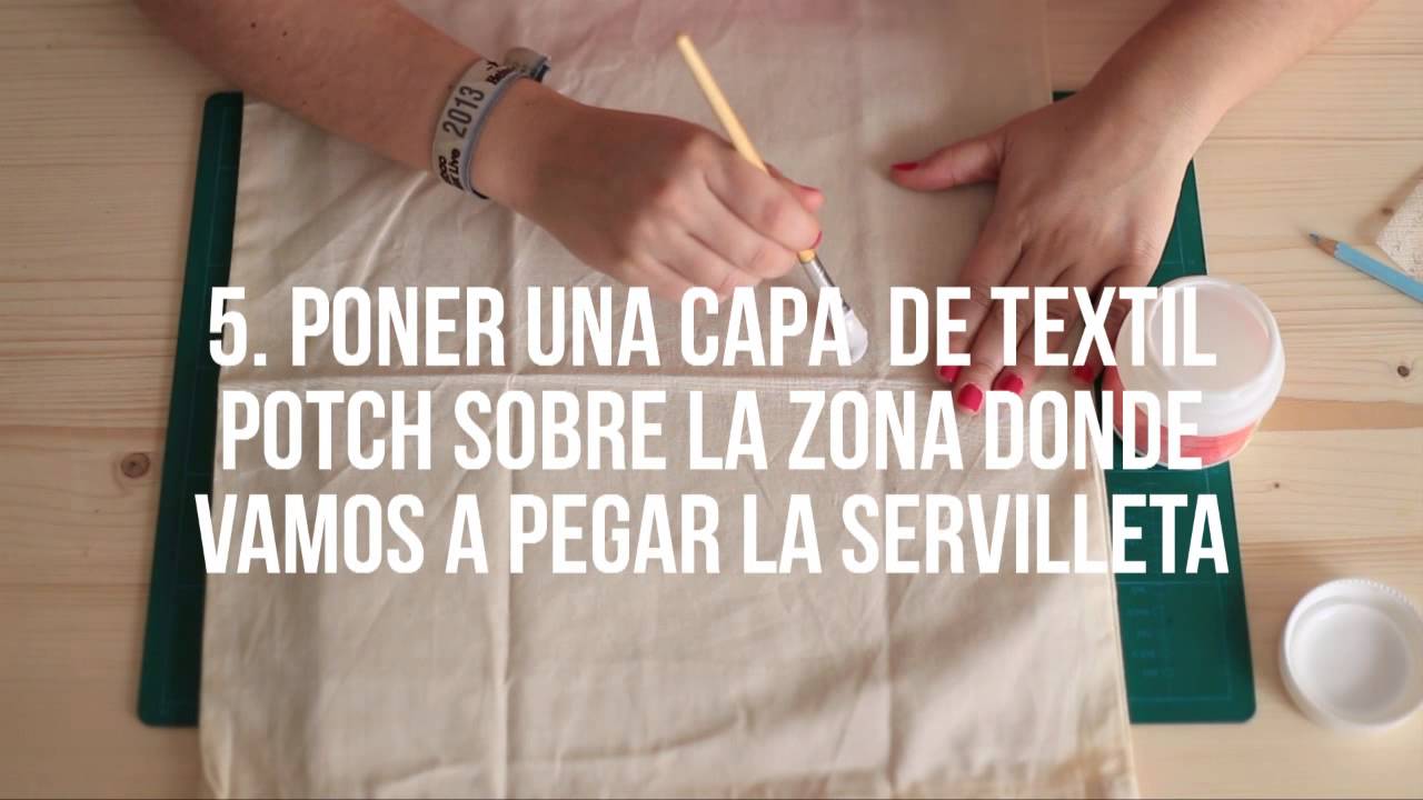 Decoupage en Tela con Javana Textil Potch