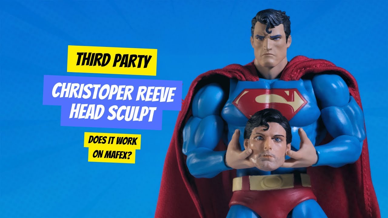 Improving on a Classic: Christopher Reeve Head Sculpt on Mafex Hush Superman (Among Others)