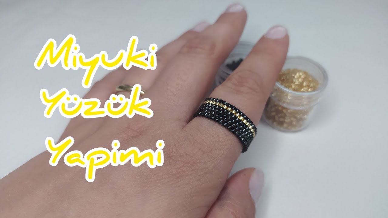 Miyuki yüzük nasıl yapılır / Peyote tekniğiyle yüzük yapımı