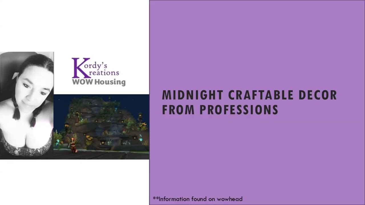 Craftable Decor Items In Midnight