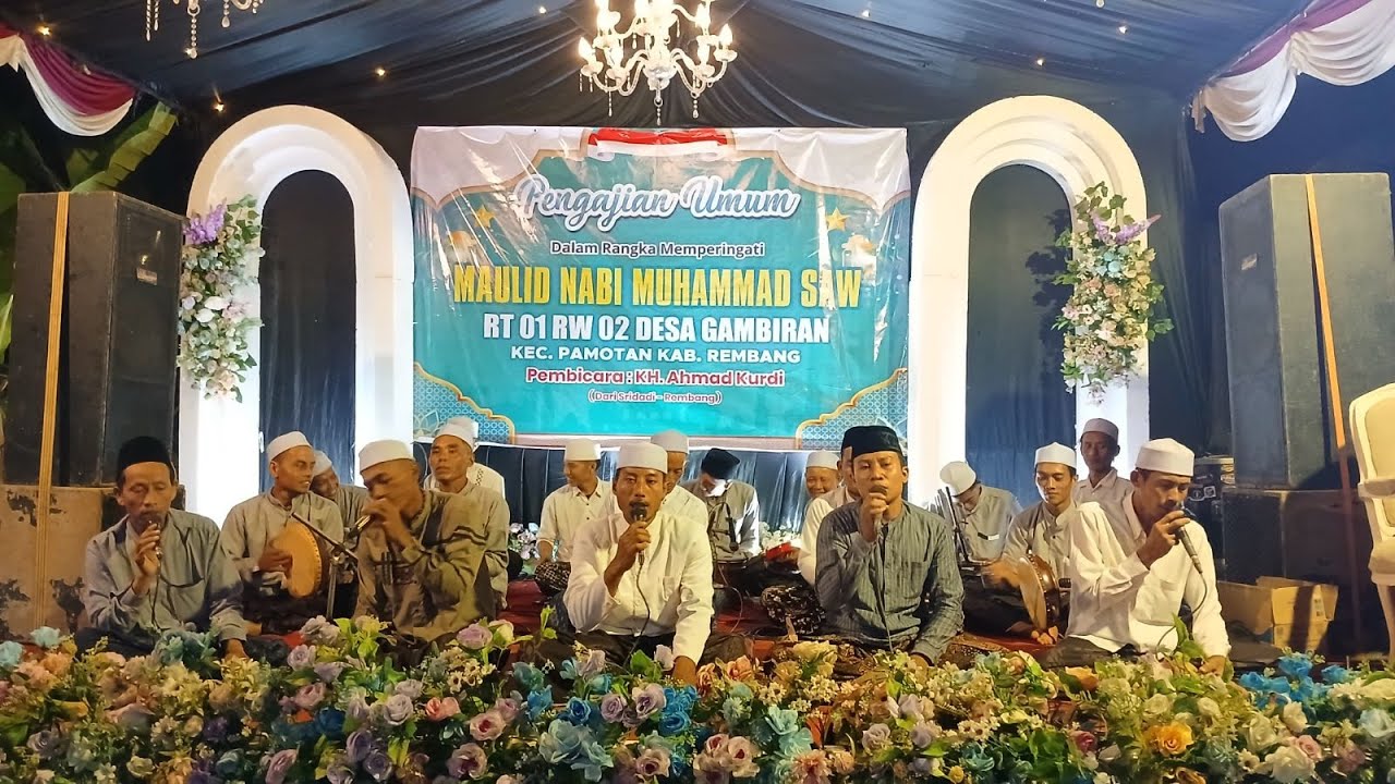(LIVE) Pengajian Peringatan Maulid Nabi Bersama KH. Ahmad Kurdi | RT 01 RW 02 Desa Gambiran Rembang