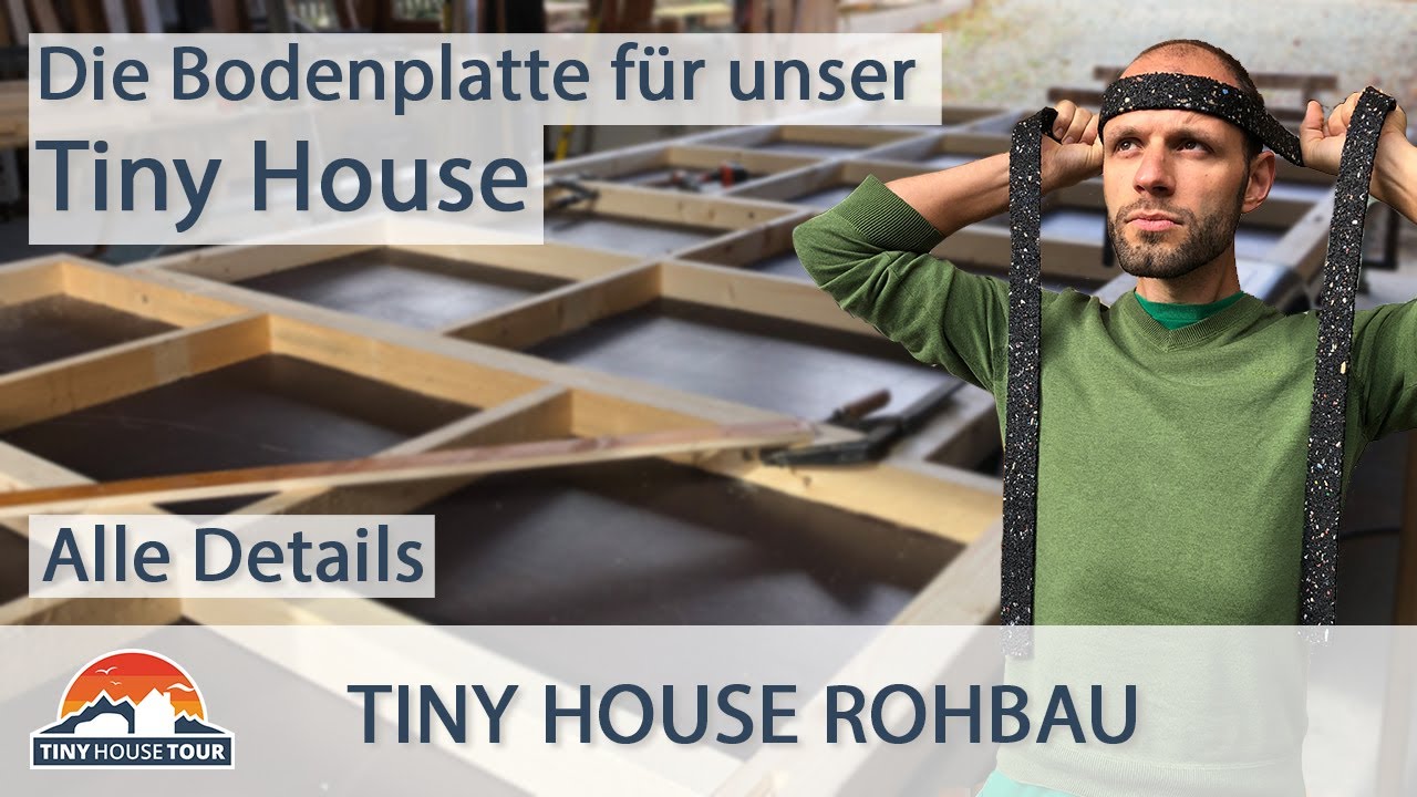 Tiny House Bodenplatte – Der Bau mit allen Details und Hintergründen | TINY HOUSE TOUR