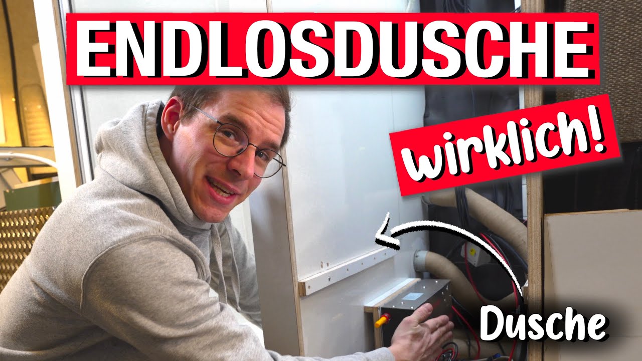 LUXUS ODER GENIAL? 😯 MIT 5 L WASSER UNENDLICH LANGE DUSCHEN 😮//  EINBAU & TEST DER DAUERSHOWER 2.0