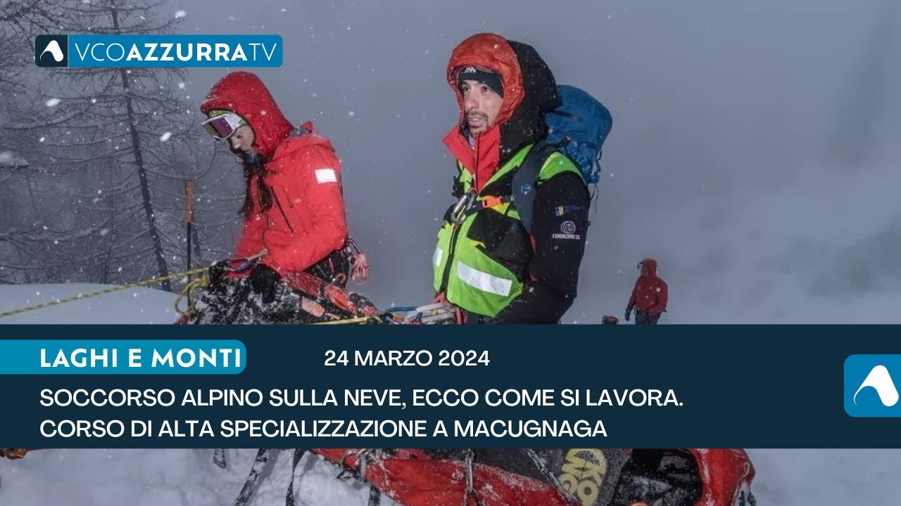 Soccorso alpino sulla neve, ecco come si lavora. Corso di alta specializzazione a Macugnaga