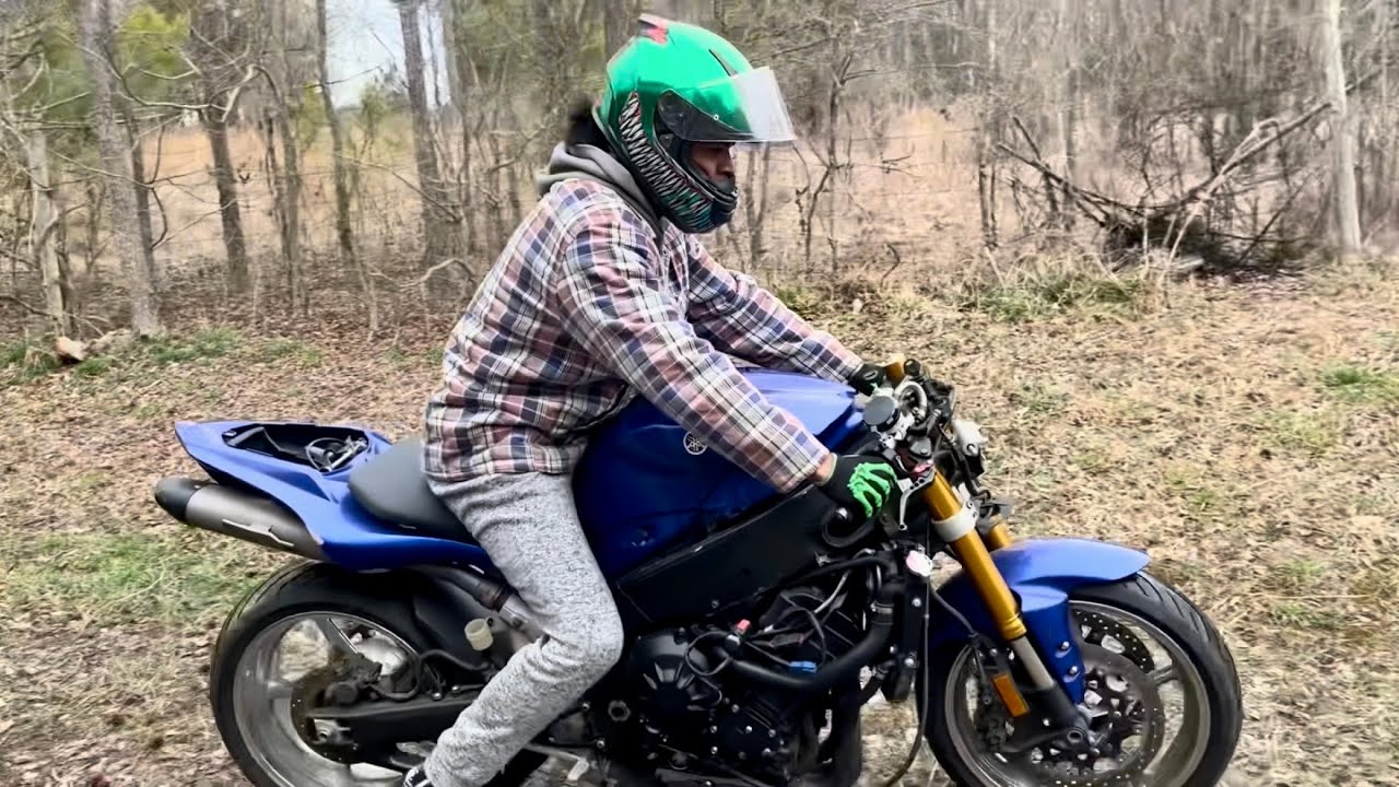 First Test Ride on my $600 Yamaha R1 Sportbike SUPER FAST