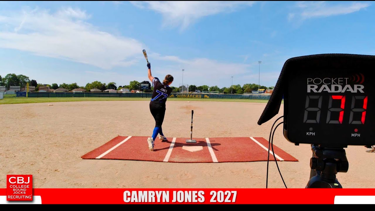 Softball Skills Video Camryn Jones 2027 Middle Infielder