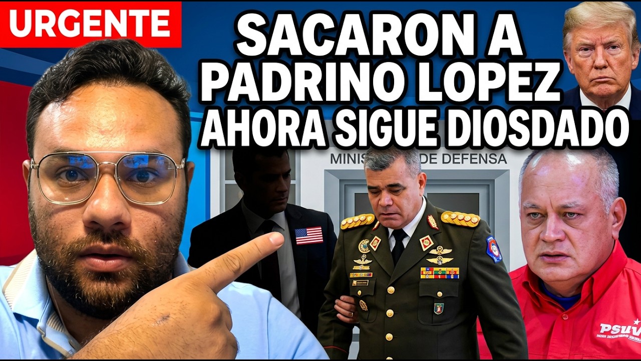 URGENTE PADRINO LOPEZ ES EXPULDADO DEL MINISTERIO DE DEFENSA Y AHORA SIGUE DIOSDADO CABELLO
