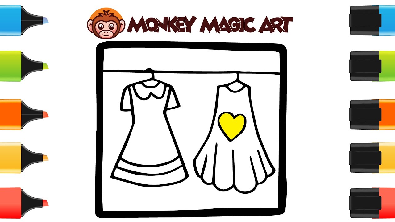 How to Draw a Cute Wardrobe | Step by Step Easy