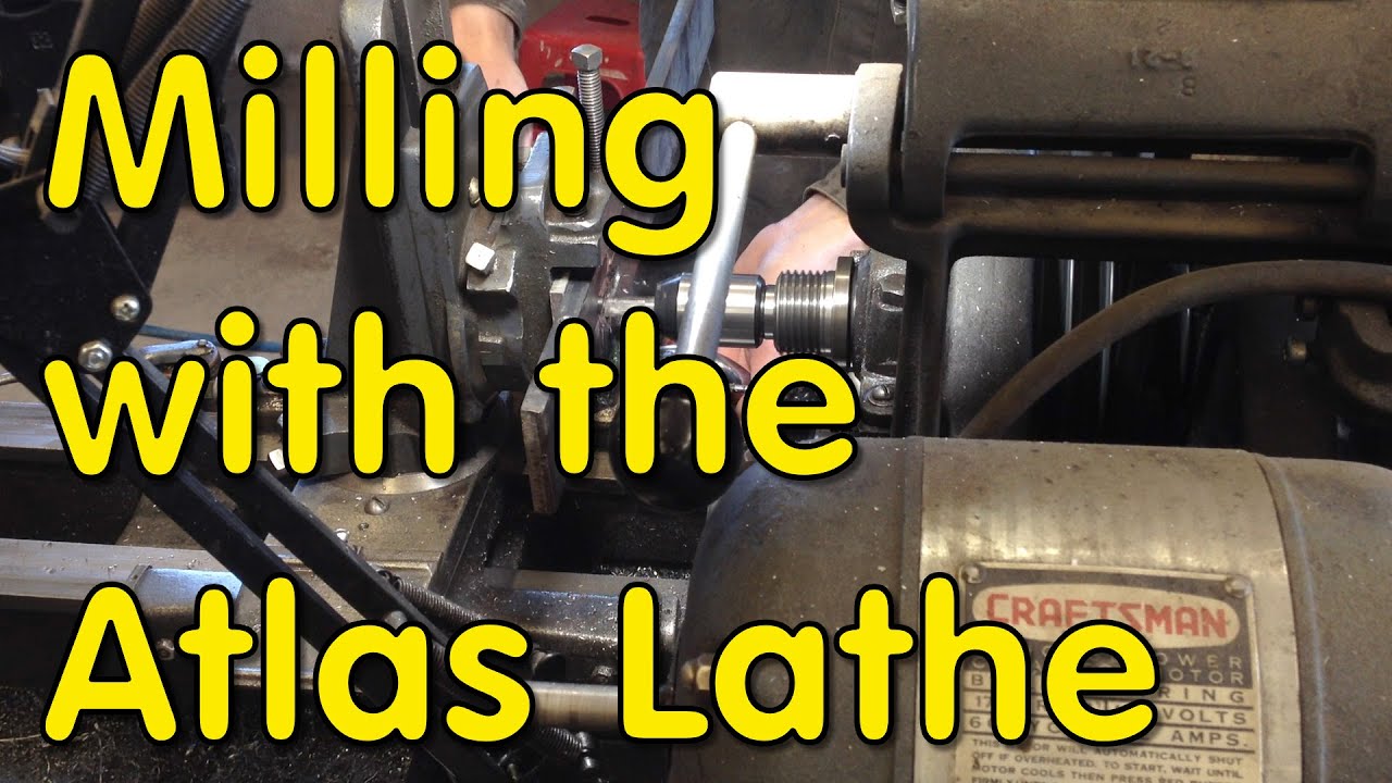 Milling on the Atlas Lathe- Making ATV brackets