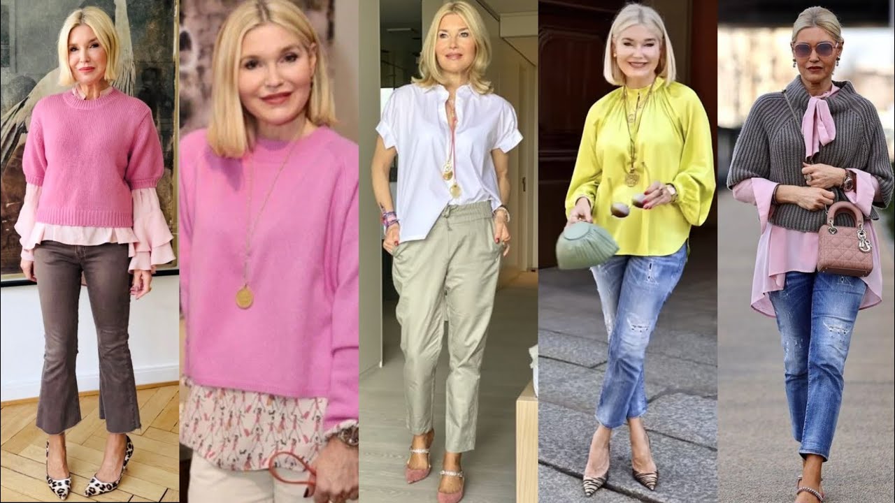Natural Older Women OVER 50  | NewTrends Fashion For Women |winter and summer mid⛄ FallFashion 2026