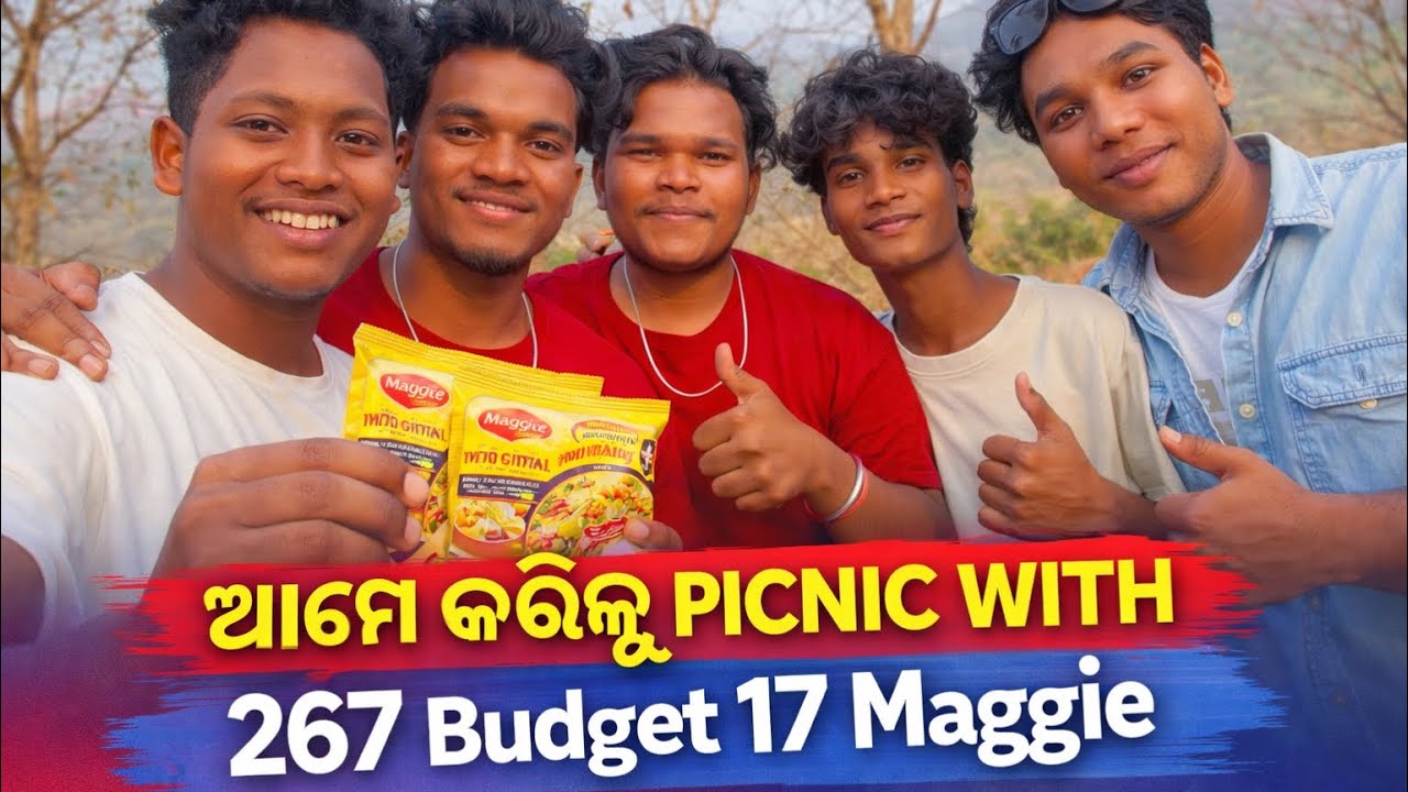 ଆମେ କରିଲୁ PICNIC WITH 267 BUDGET AND 17 MAGGIE || JEKESH WORLD