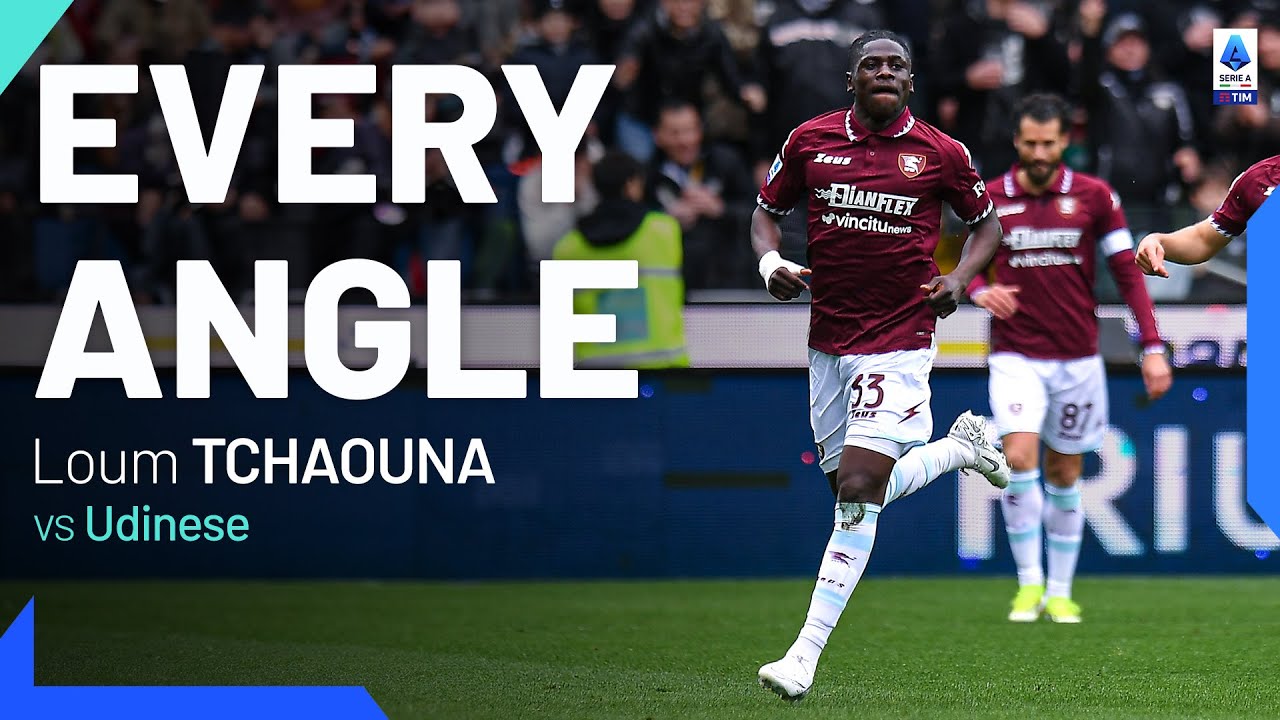 A wonderful curler from Tchaouna | Every Angle | Udinse-Salernitana | Serie A 2023/24