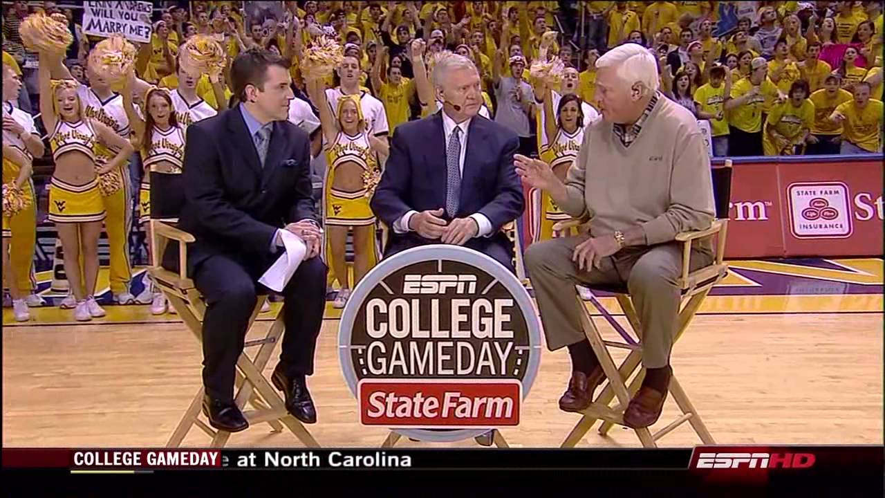ESPN Basketball Gameday in Morgantown