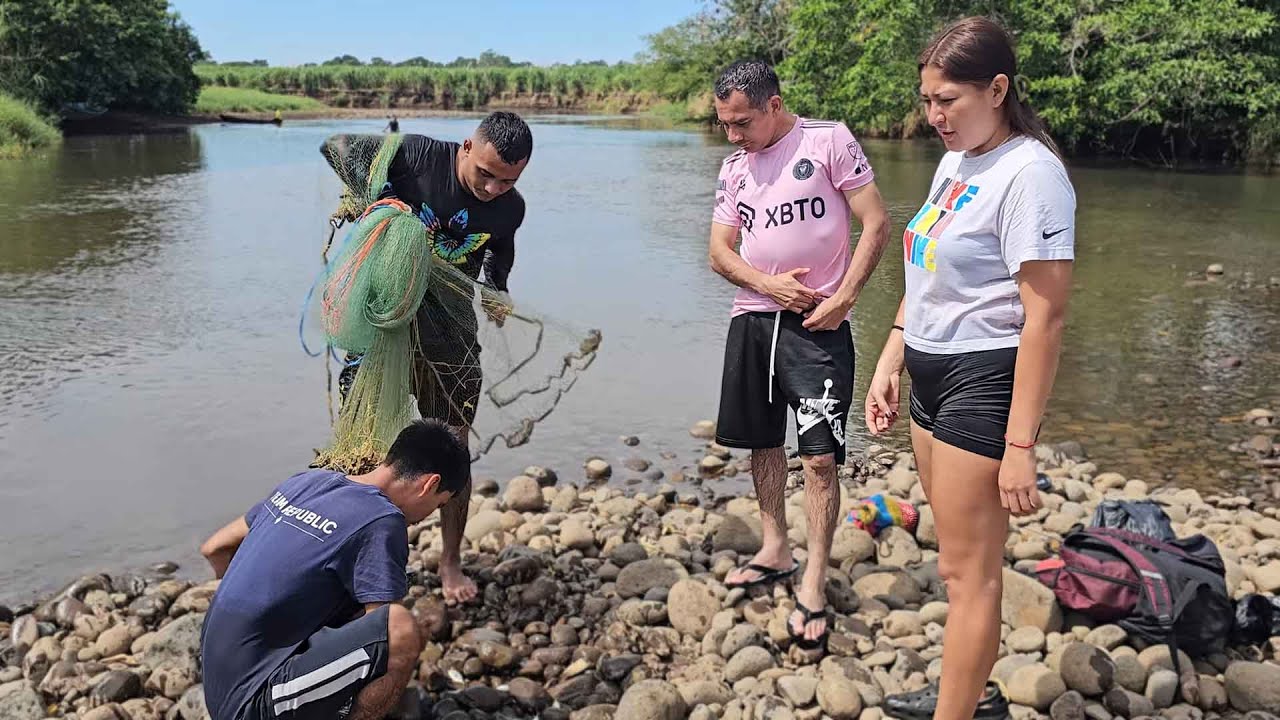 Seguimos con esta pesca en la bocana.