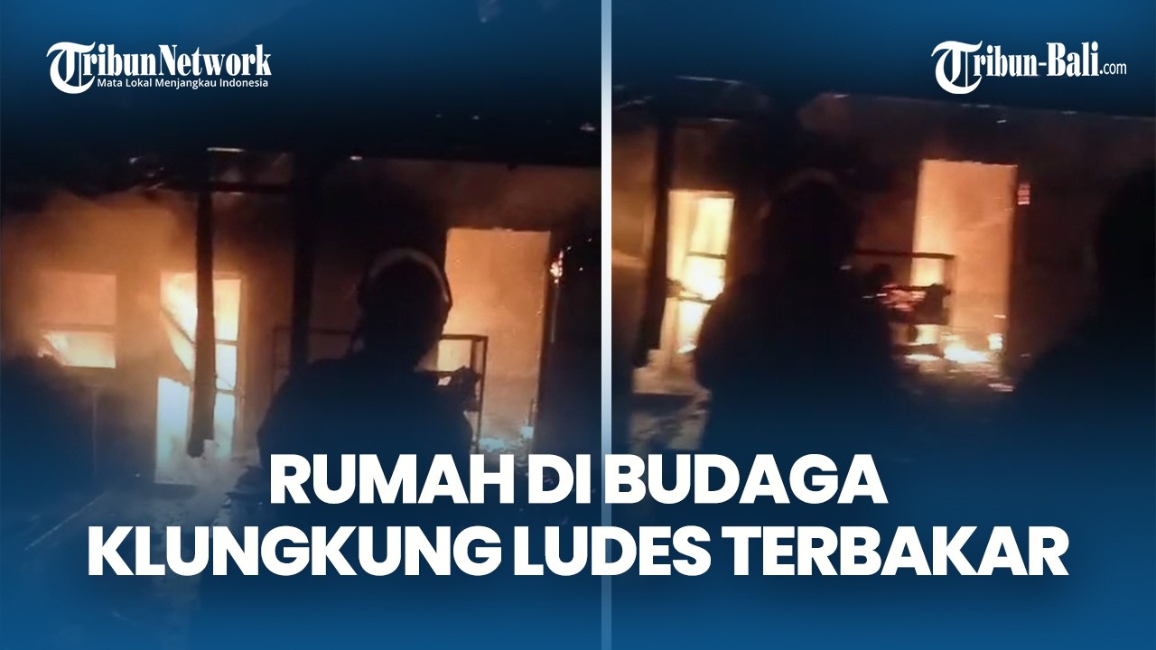 Rumah di Semarapura Kauh Klungkung Ludes Terbakar, Diduga Abu Puntung Rokok