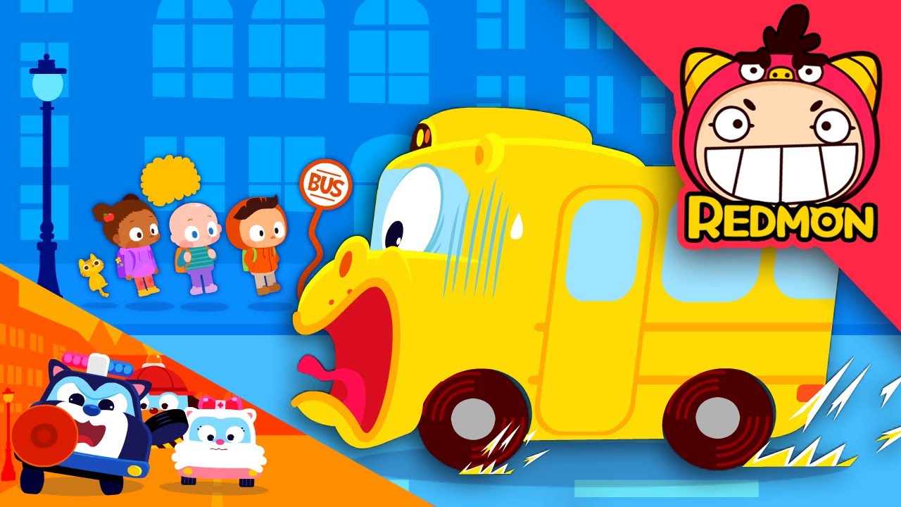Help the School Bus | Rescue Car Buddies | Cartoon | REDMON