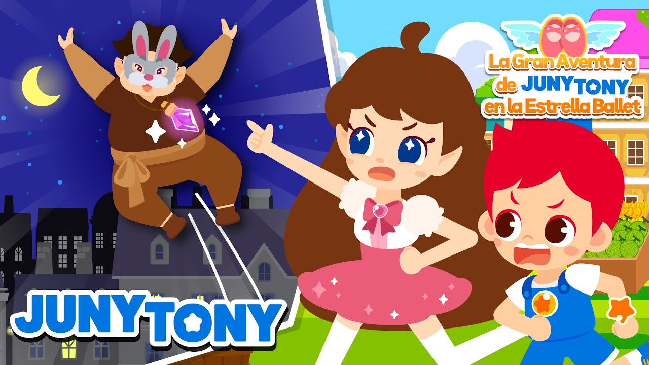 ¡Atrapen al Señor Salto! | Ep. 4 | La Gran Aventura en la Estrella de Ballet | JunyTony