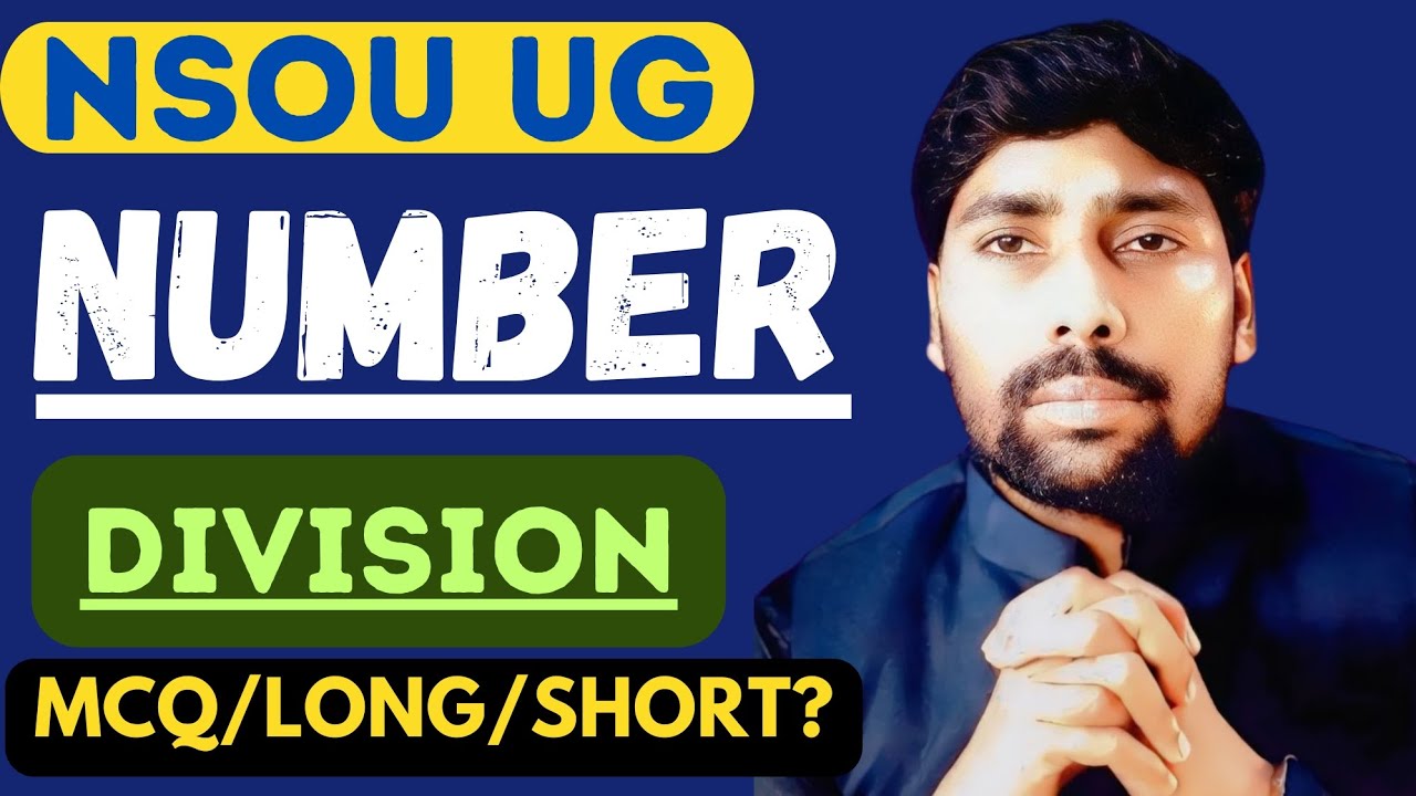 NSOU UG Number Pattern#️⃣।। NSOU UG Exam Questions types।।UG Number division।।@BooksBrain-sp4cq।