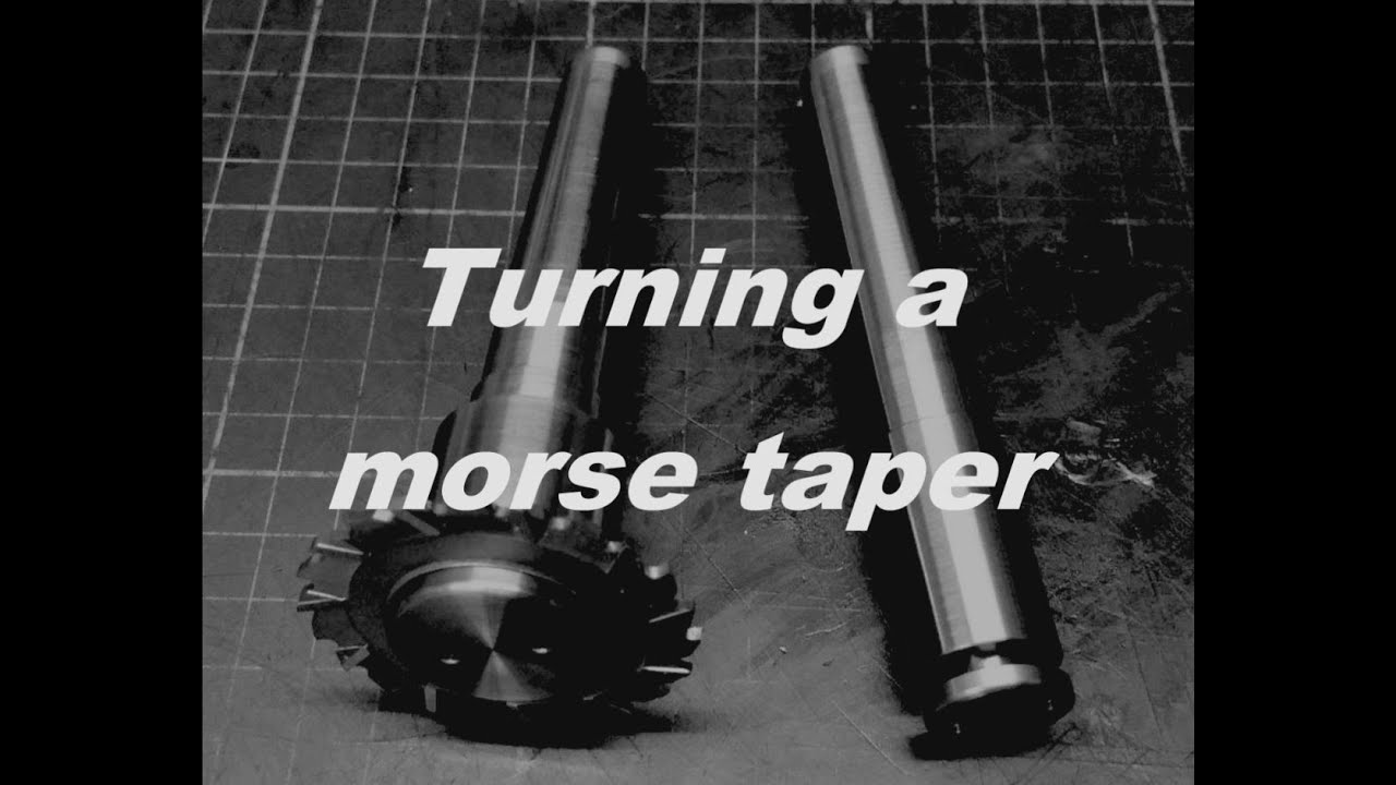 Saw arbors Part 3 / Turning a morse taper - S&auml;gedorne Teil 3 / Morsekegel drehen