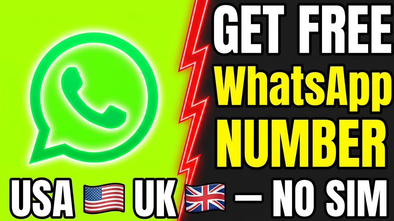 Free Virtual WhatsApp Number 2026 - US/UK Number Instantly (Free Us Number)