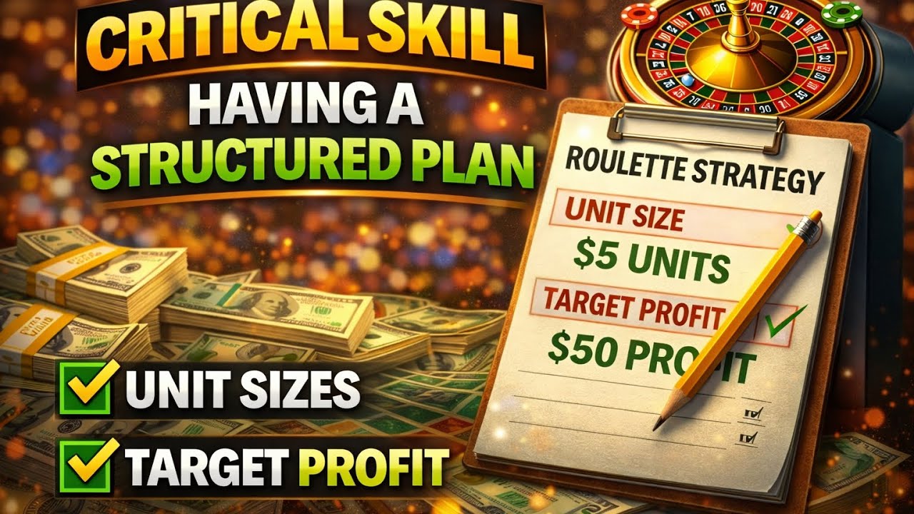 The Critical Skill Most Roulette Players Ignore (Planning, Units & Targets)