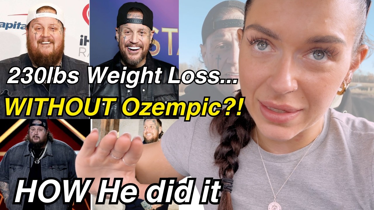 How Jelly Roll Lost 230lbs WITHOUT using Ozempic | Weight Loss Transformation.