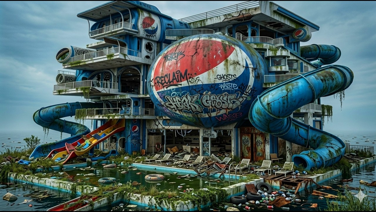 ASMR Restoration of a 120 Year Old Abandoned Pepsi Waterpark Mansion Into a Luxury Ocean Resort