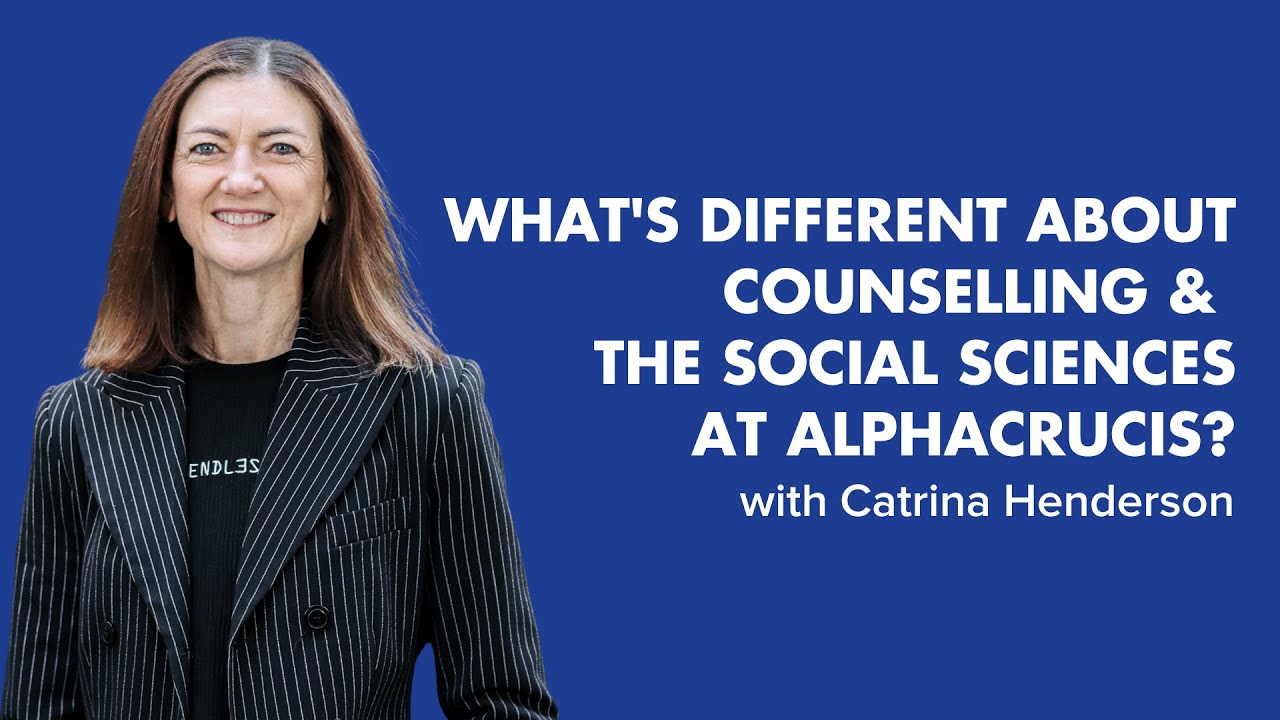 What's different about Counselling & the Social Sciences at Alphacrucis?