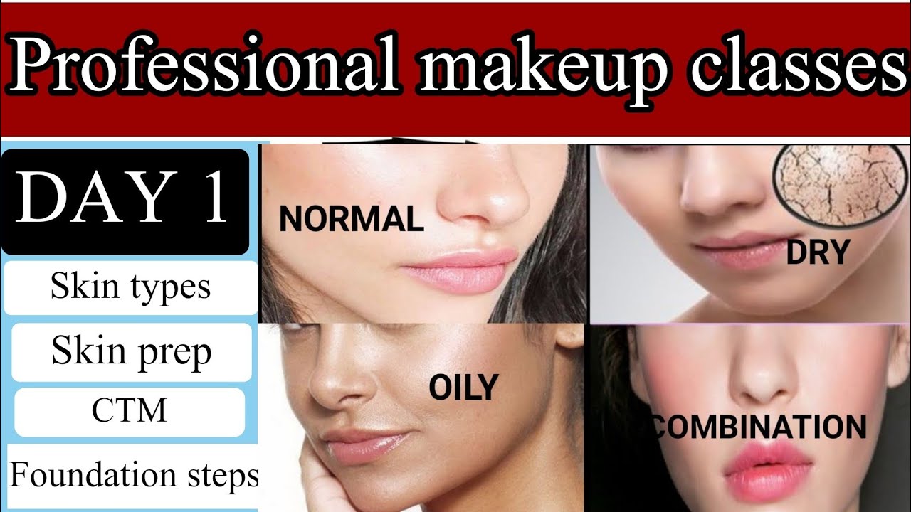 how to Know about skin type | how to get flawless base || CTM || Professional makeup classes Day 1