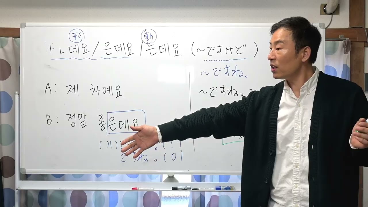 「ㄴ데요/은데요/는데요」を「～ですけど」と解決できないとき。