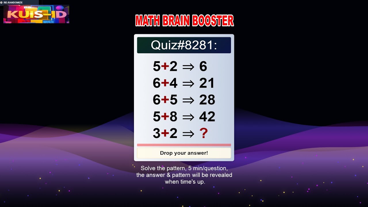Math IQ Test Challenge LIVE🔴8281 #mathquiz #brainteasers #iqtest