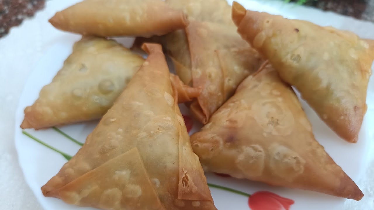 Kheema samosa recipe| Ramadan special ✨ #iftarrecipe #kheema #samosa #ramadanspecial #iftarspecial 