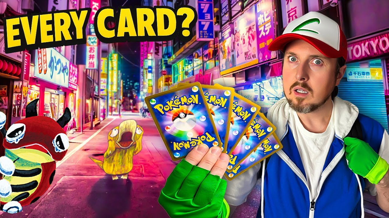 I Searched for Every STRANGE Pokemon Card in Tokyo!