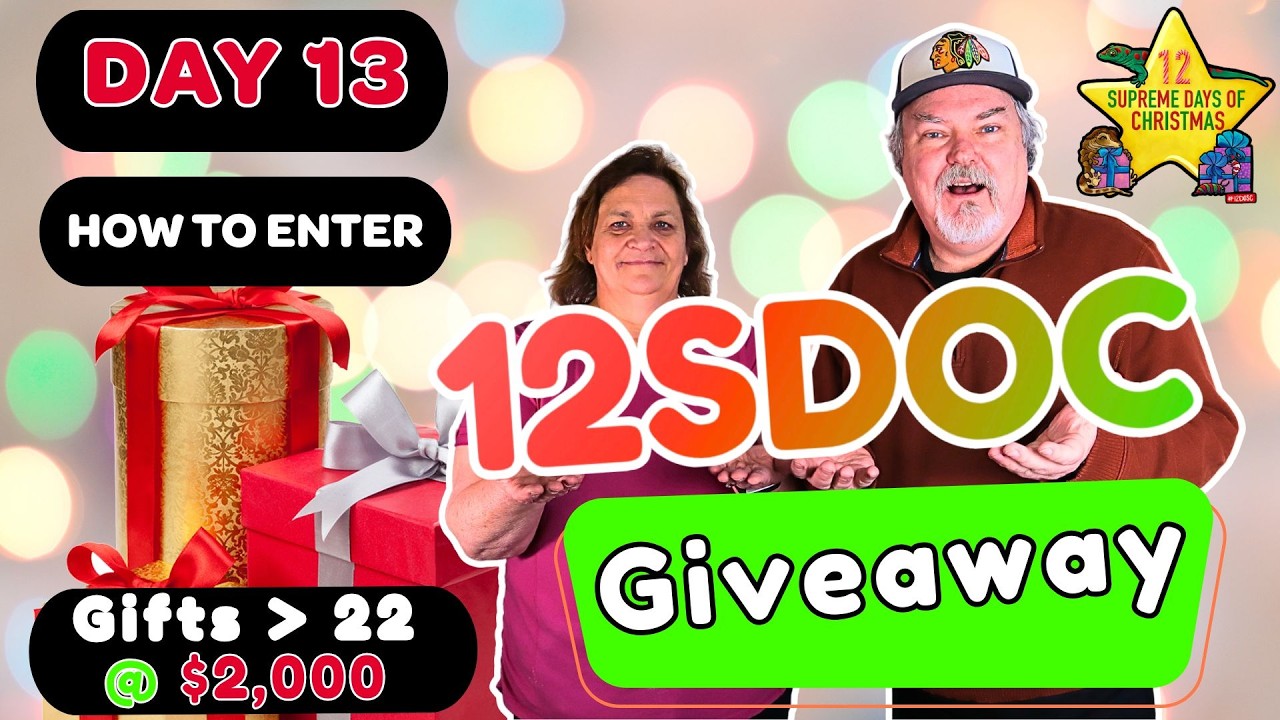 12SDOC v.2 День 13 Как принять участие в розыгрыше рептилии на сумму более 2000 долларов 🦎🎁🦎🪲🎁